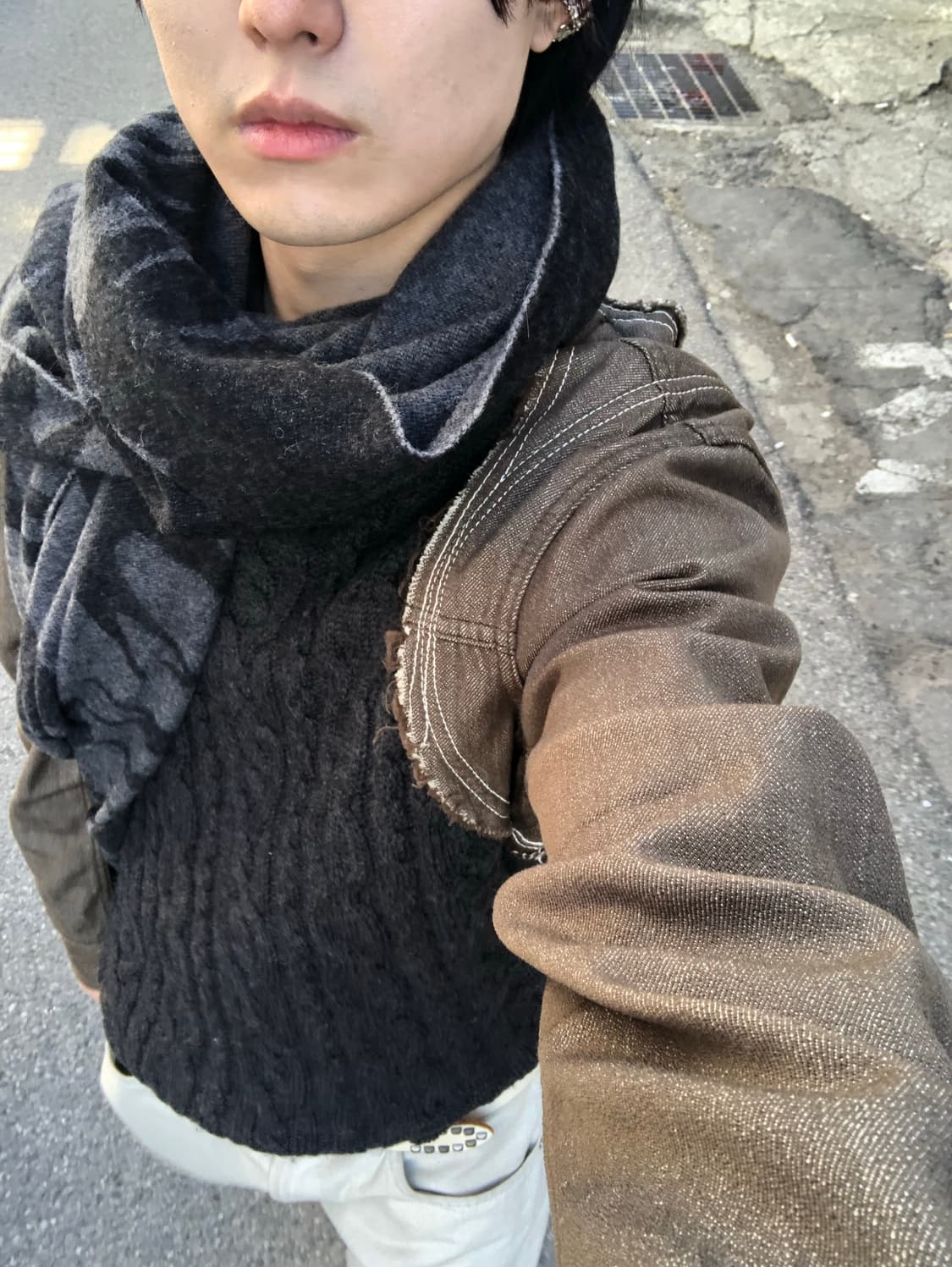 알렉산더 맥퀸 오버 스카프 상품이미지2