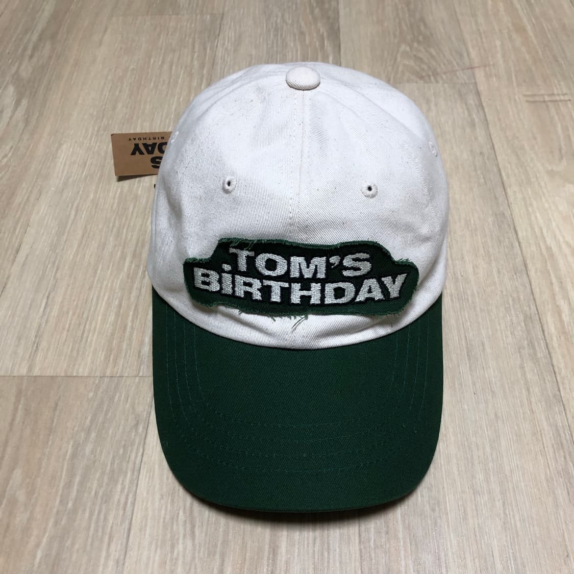(ONE SIZE) 새상품 톰스 벌스데이 톰스 캡 믹스 그린 볼캡 모자 상품이미지1