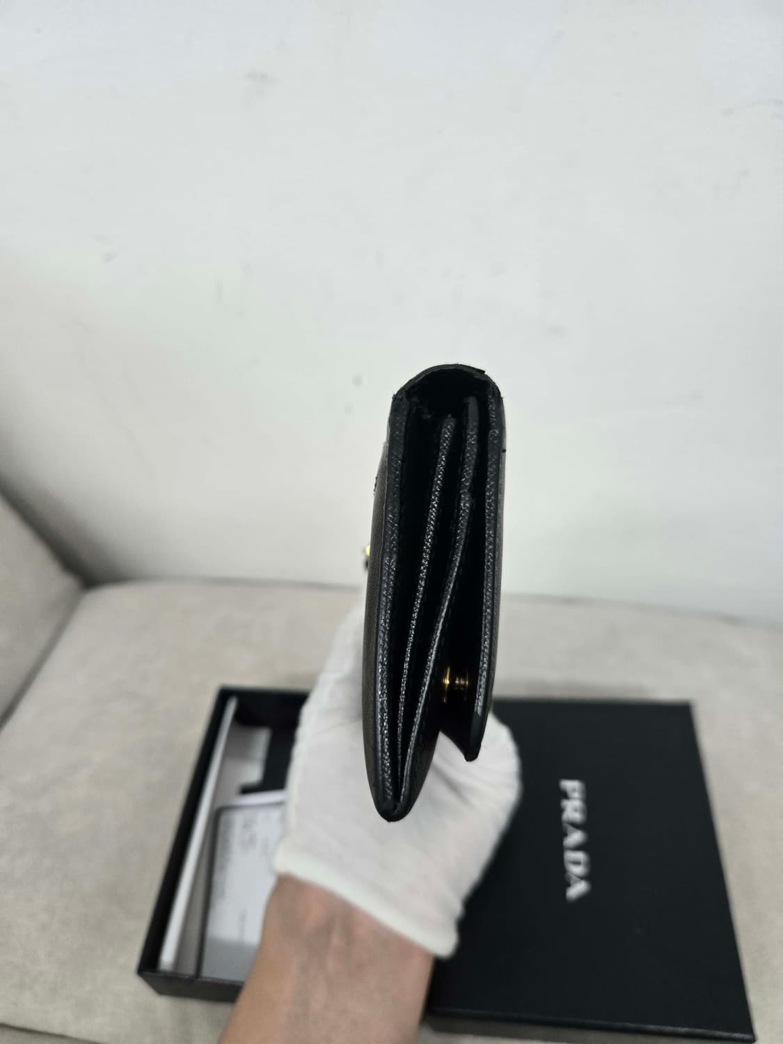 [보증서 정품] 프라다 사피아노 장지갑 상품이미지6