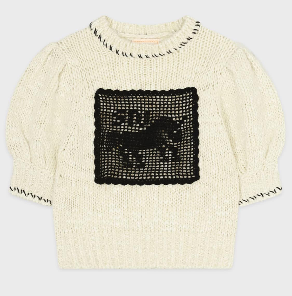 시눈 반팔 니트 탑  상품이미지1