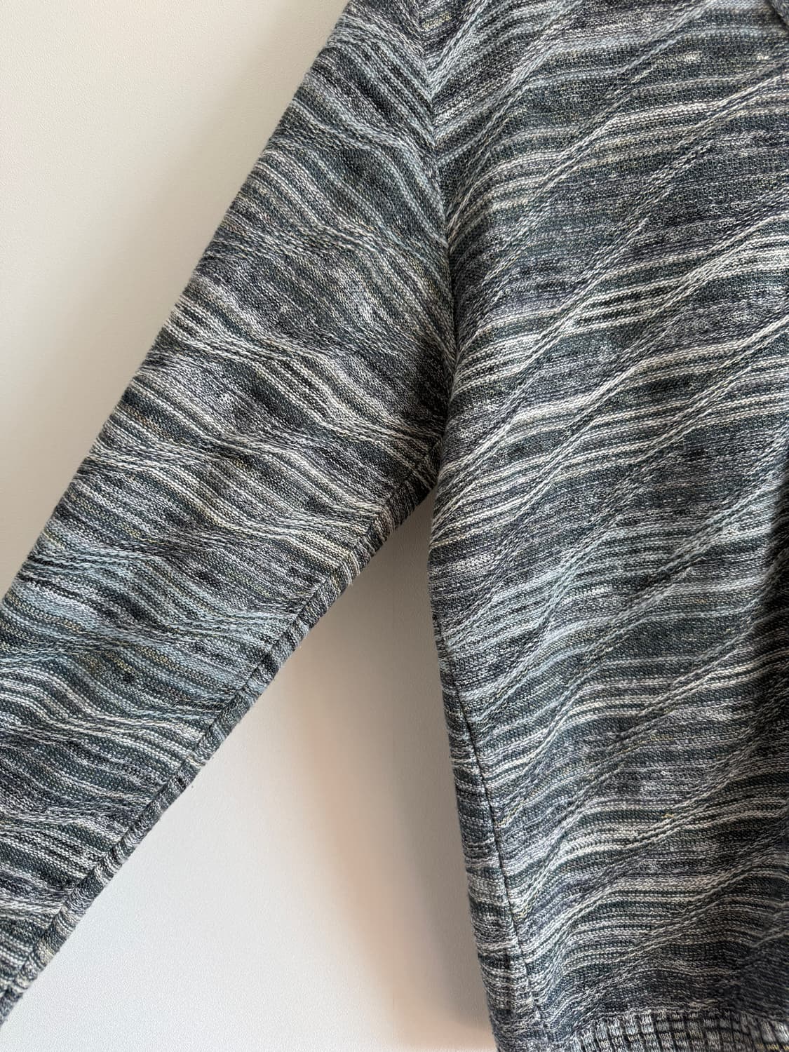 Pre owned 이태리 메이드 코튼 니트 가디건 상품이미지4