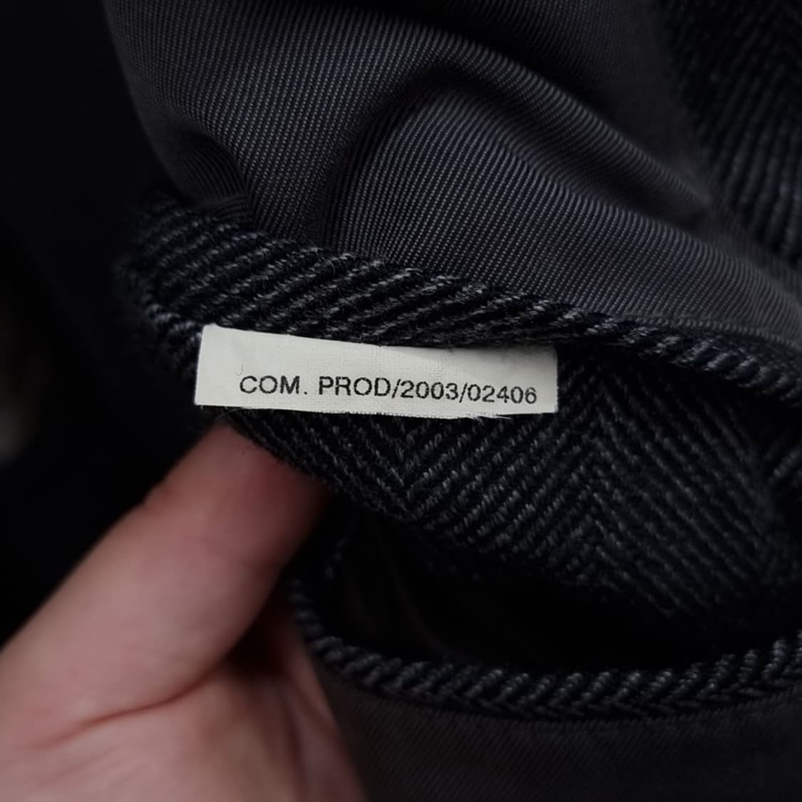 [엠포리오 아르마니] 헤링본 모직 롱 코트 P01069 상품이미지8