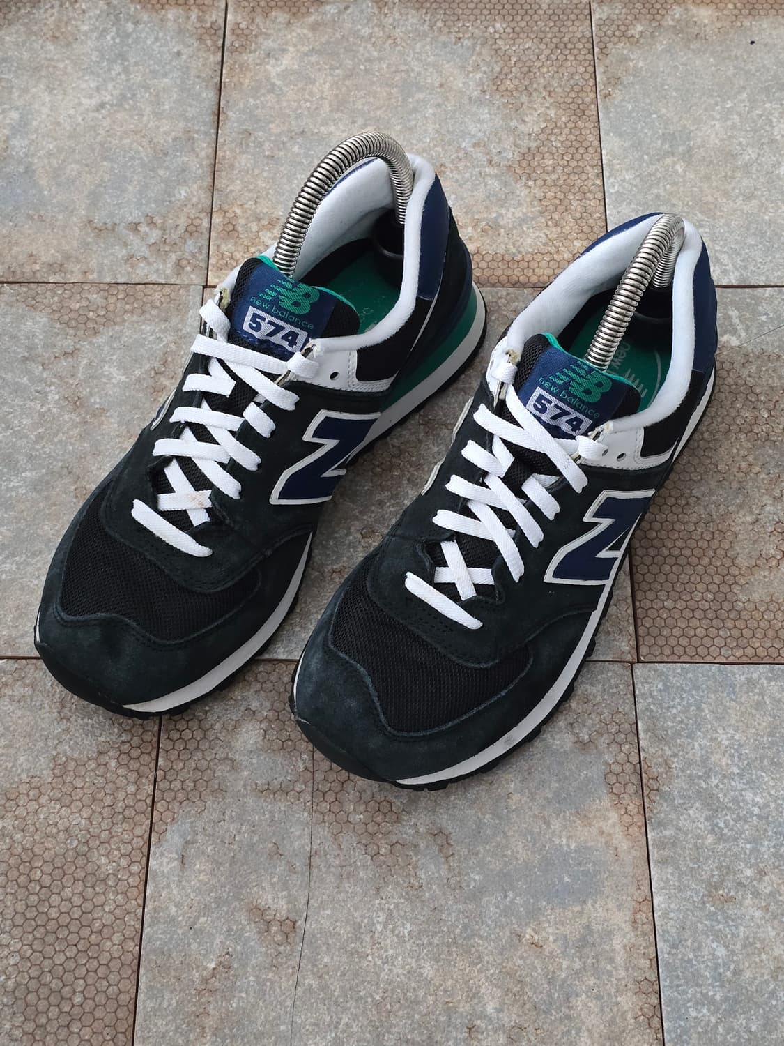 (255)뉴발란스 574 네이비 그린 상품이미지1