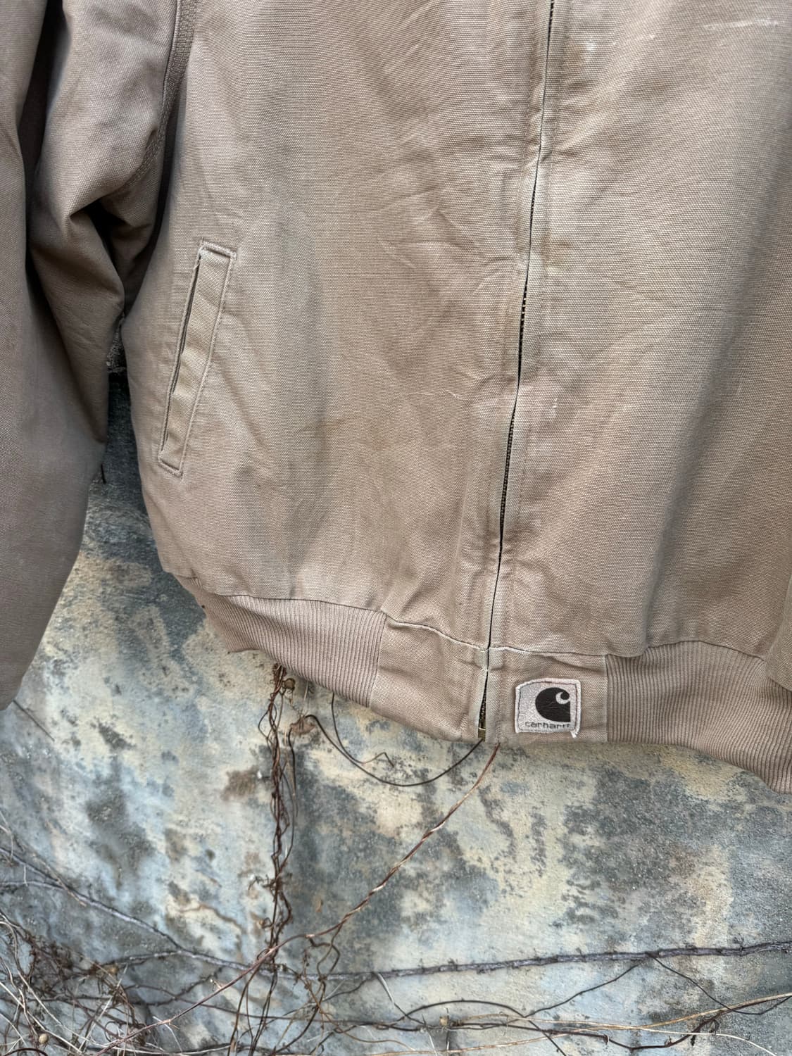 00s 칼하트 빈티지 싼타페 sdl 코듀로이카라 가죽탭 워크 자켓 상품이미지5