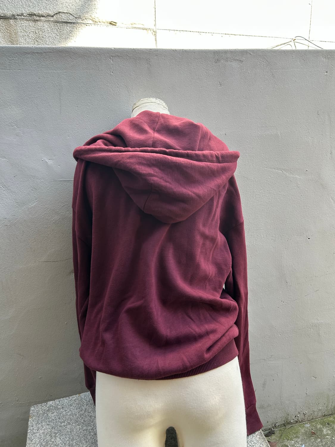 *rare* 00s VTG 아베크롬비 버건디 후드집업 상품이미지3