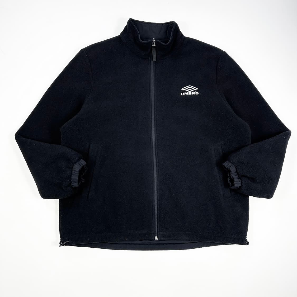 엄브로 리버시블 백로고 블랙 후리스 점퍼 (M) 상품이미지2