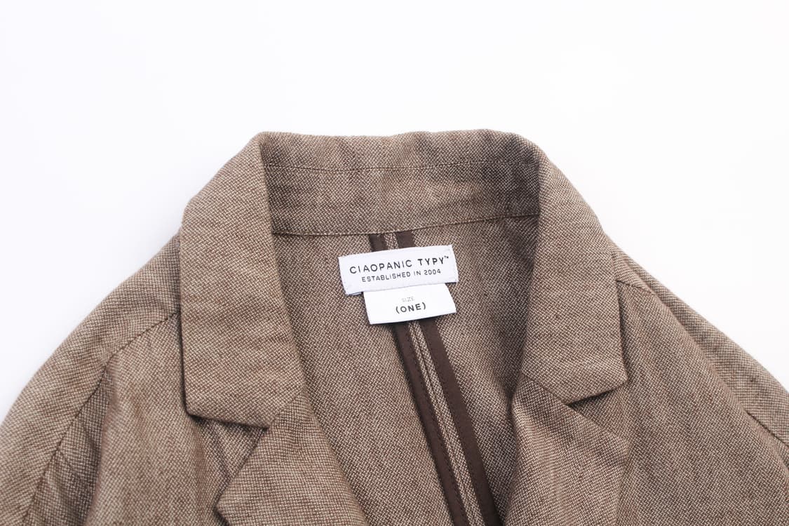 COAOPANIC TYPY Linen Blend Jacket  상품이미지3