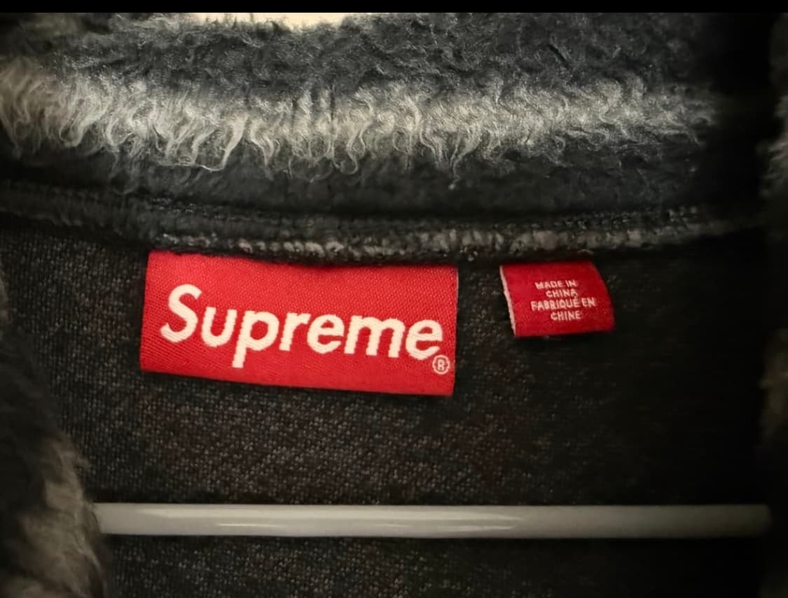 슈프림 브러쉬드 블랙 23fw XL 상품이미지2