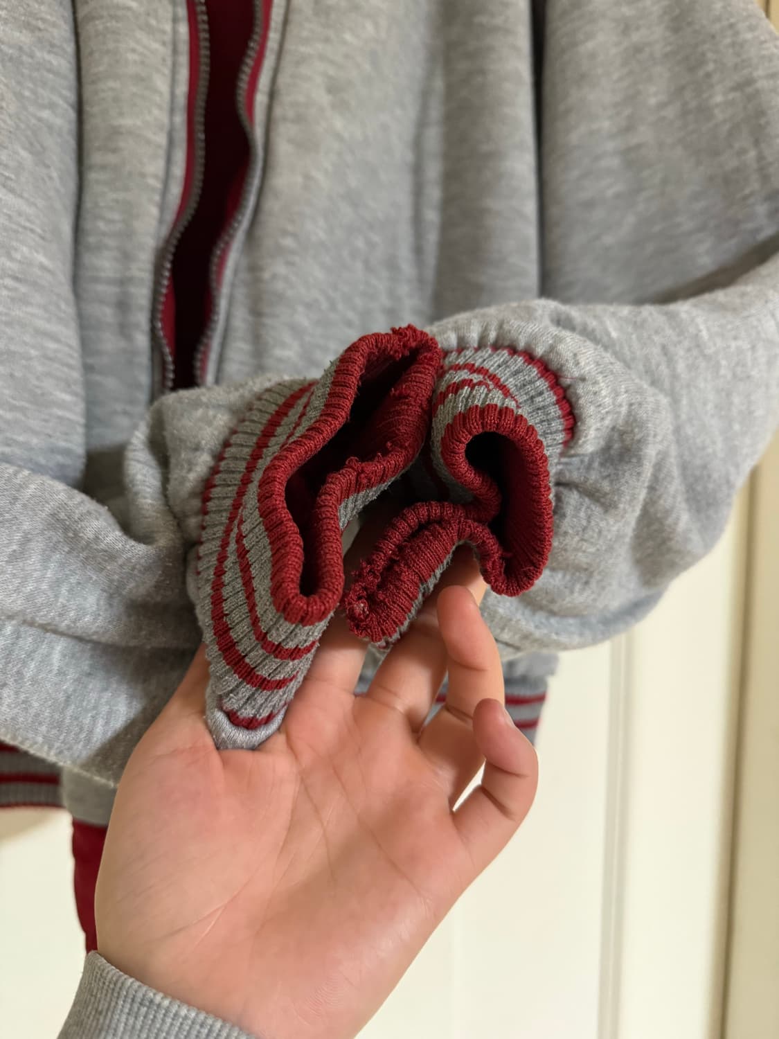 아디다스 90s 올드스쿨 리버시블 빅 로고 점퍼 L (착샷o) 상품이미지10