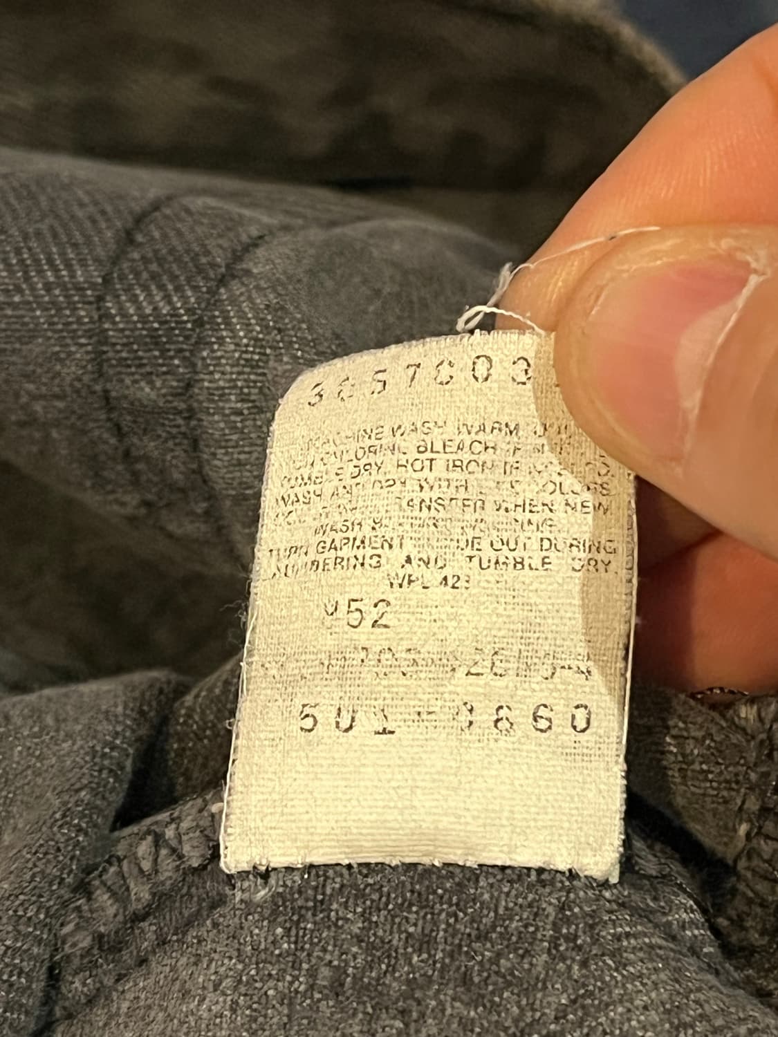 리바이스 501 그레이 (90’s / USA) 상품이미지6