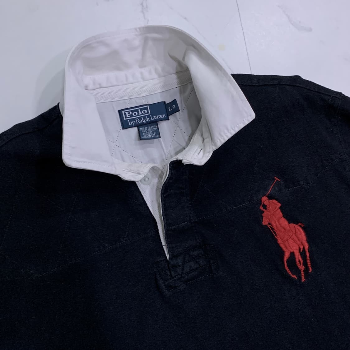폴로 레드빅포니 블랙 럭비티 상품이미지3