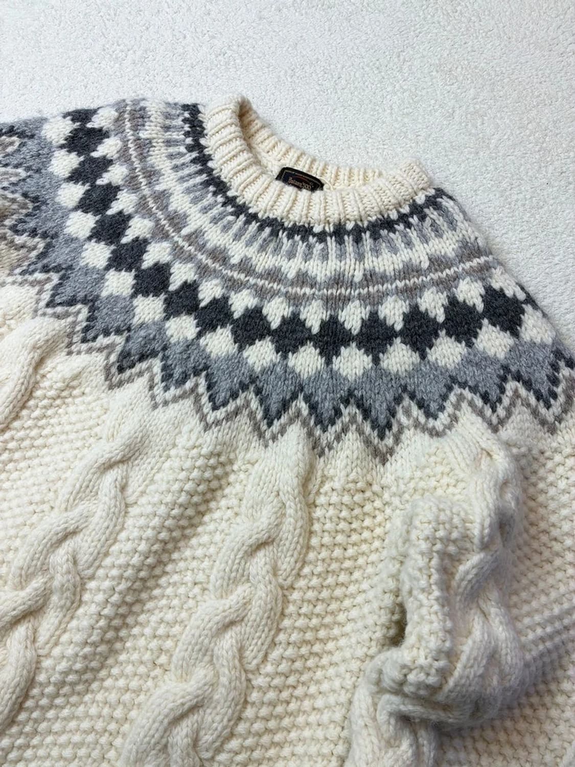 Botany 70's 헤비 뉴울 니트 PN5926 상품이미지2