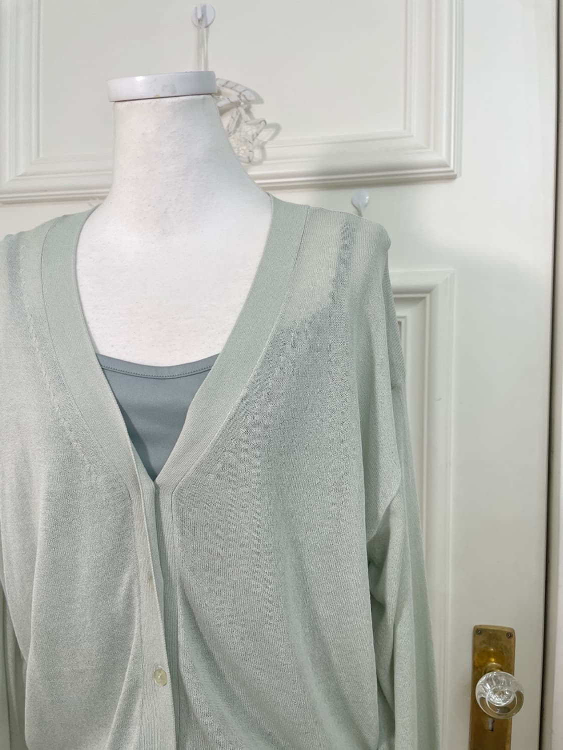 indi green loose summer cardigan&mintgra 상품이미지8