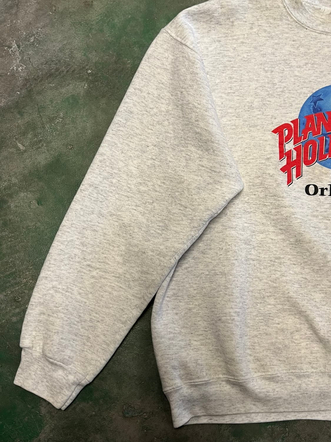 90's [XL] 플래닛할리우드 올란도 맨투맨 USA 메이드 빈티지 스웻 상품이미지5