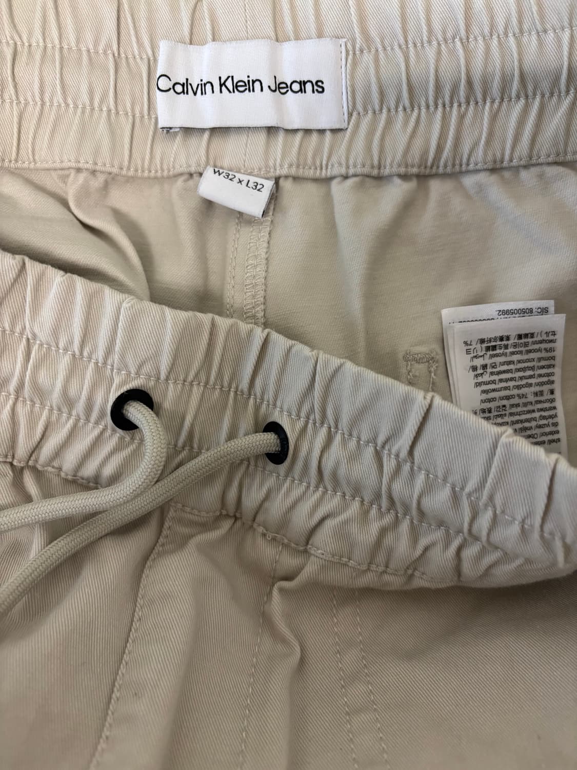 Calvin Klein 베이지 면바지 상품이미지3