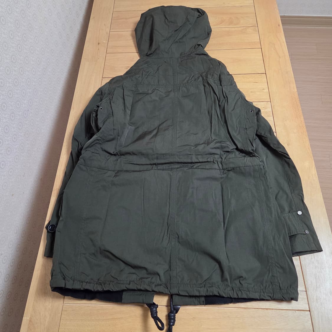 105 야상 집업 바람막이 카키 상품이미지3