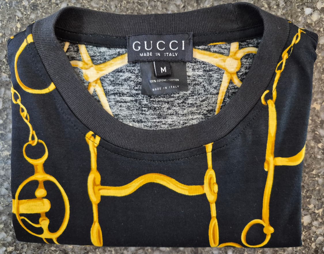 90s GUCCI by Tom Ford 'Horsebit' T-Shirt 상품이미지4