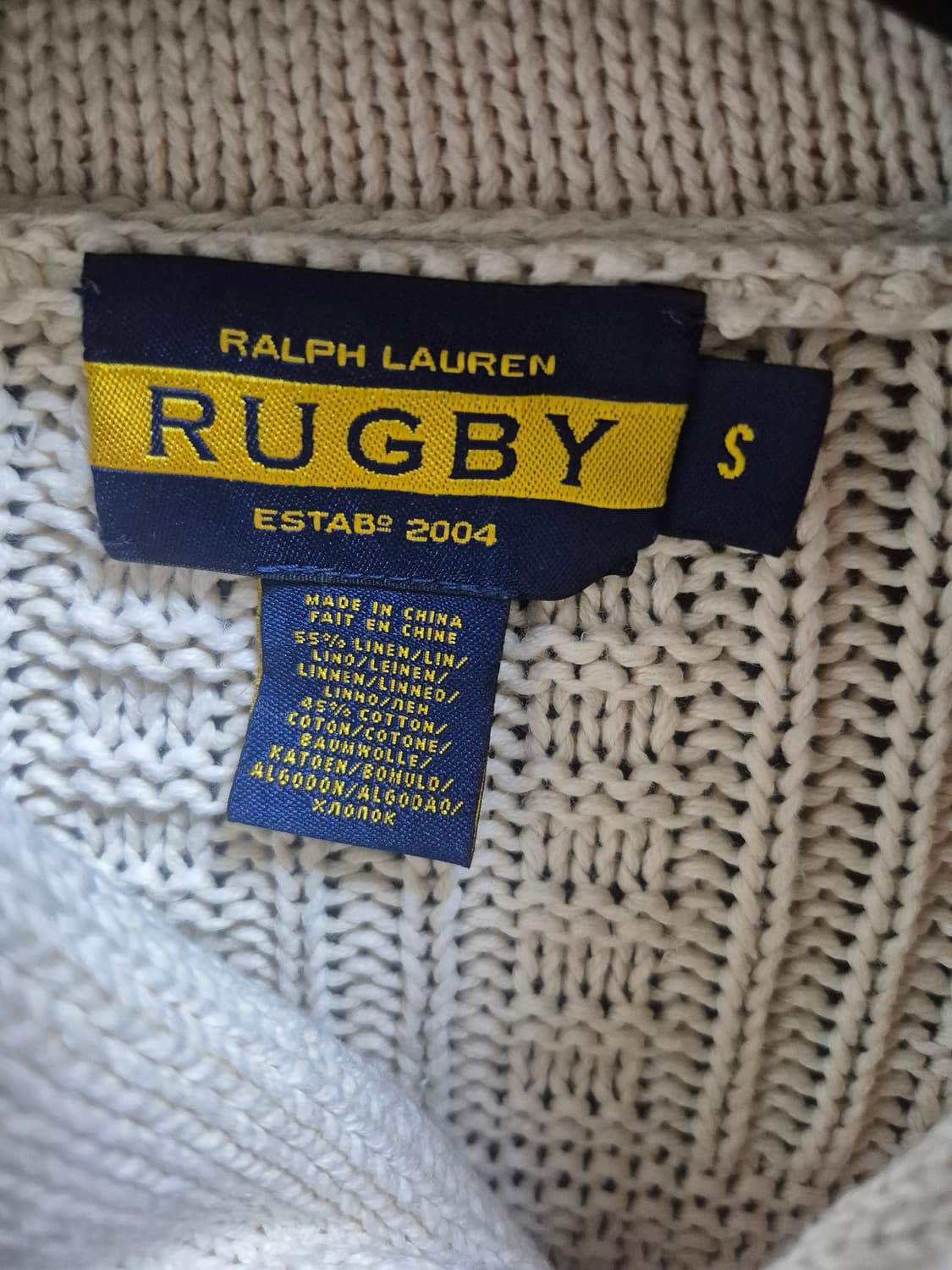 럭비 랄프로렌 피셔맨 숄카라 스웨터 (RRL) 상품이미지6