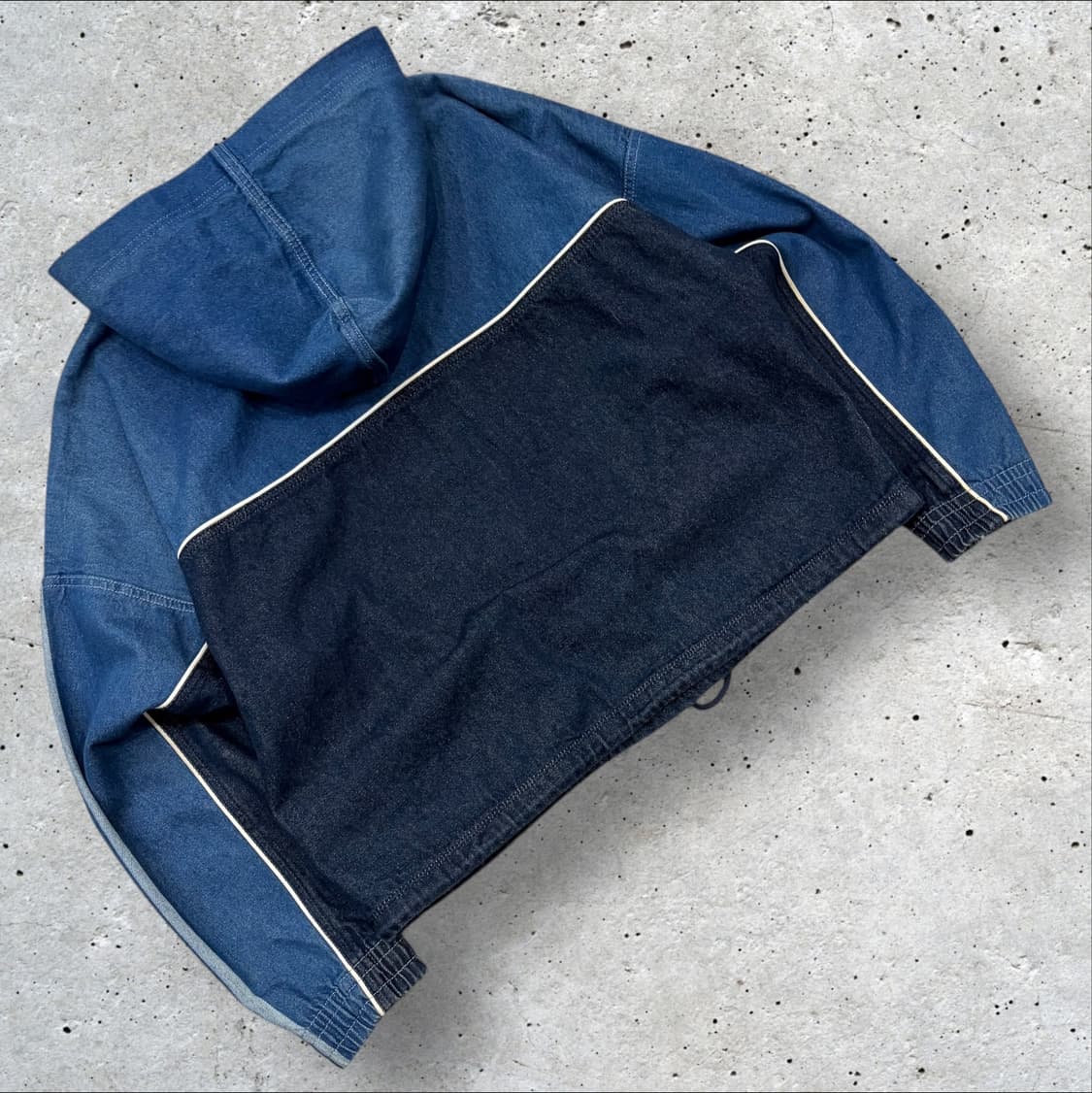 [M] 아디다스 데님 후드 아노락 제니 착용 C459 상품이미지2