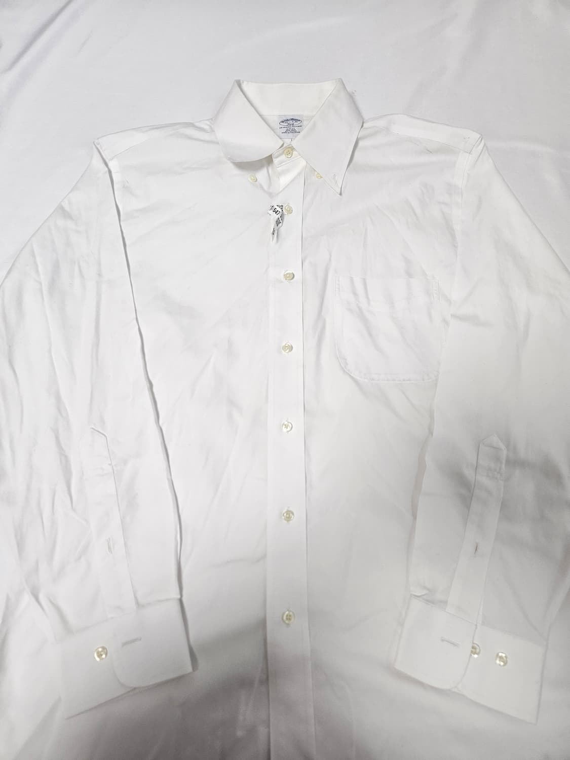 브룩스브라더스 화이트 346 셔츠 코튼 105-108 상품이미지5