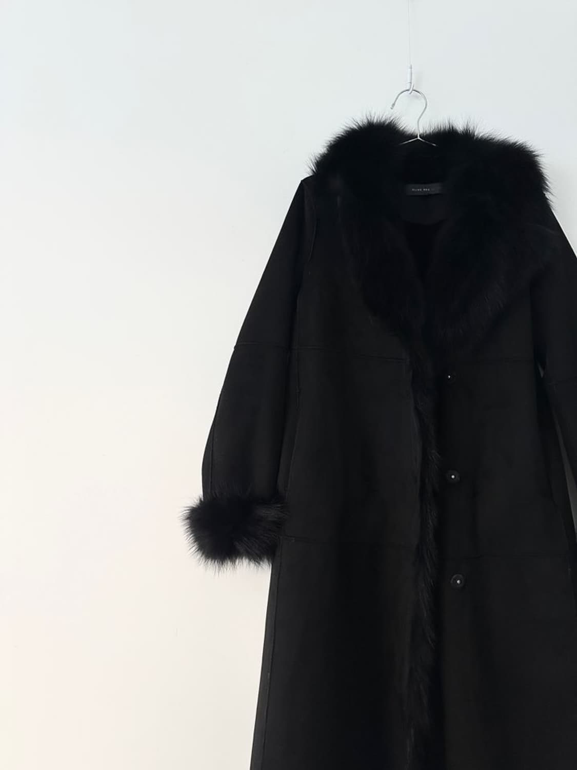 Chic fox fur muston jacket / black 상품이미지2
