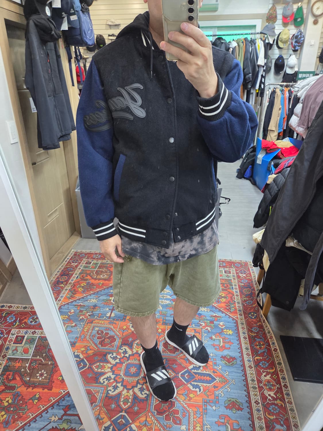 엠엘비 뉴욕양키즈 울 바시티자켓 xl 상품이미지5