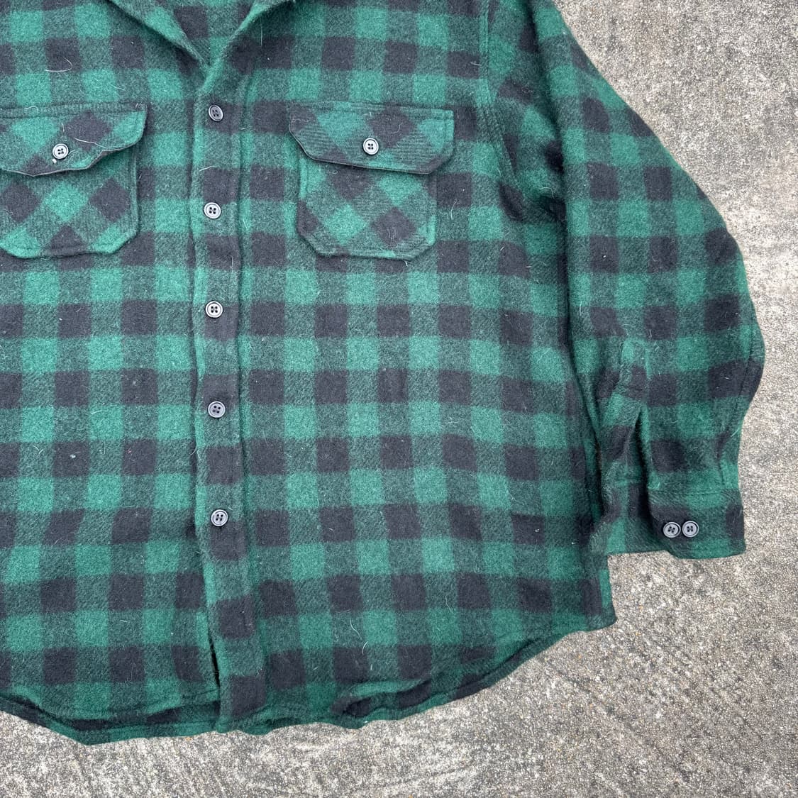 [M~L] Woolrich 울리치 체크 울 셔츠 상품이미지4