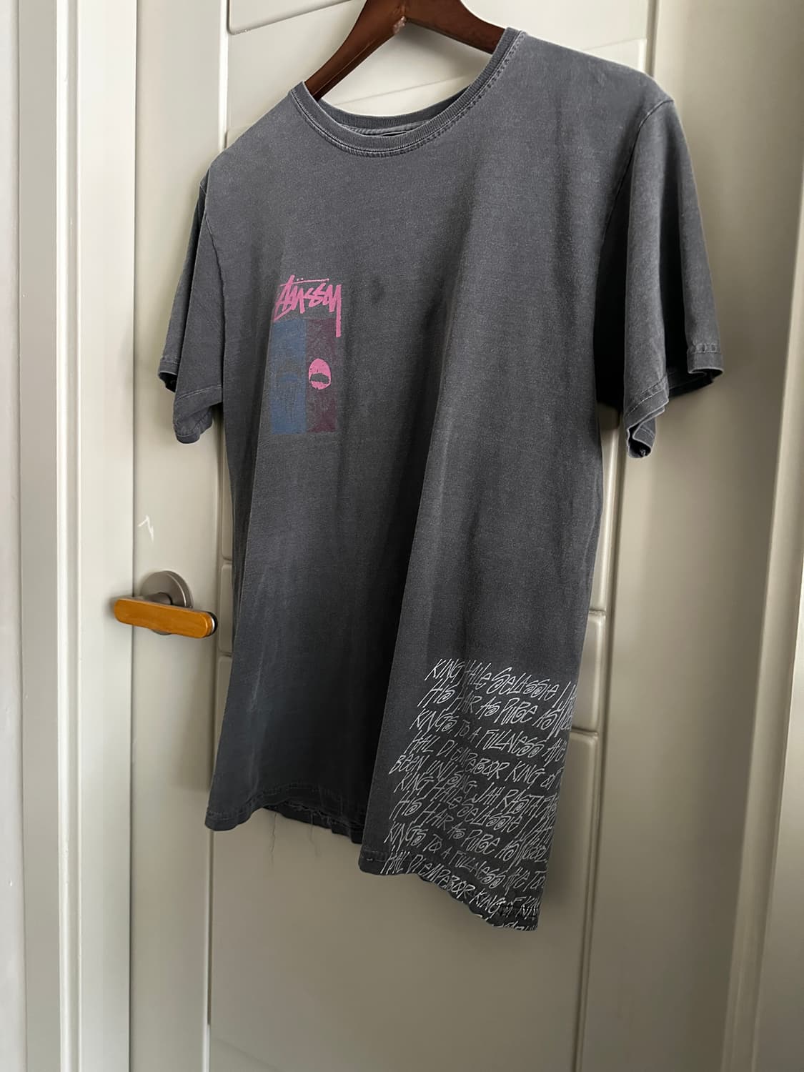 00s STUSSY 스투시 아트워크 그래픽 반팔 티셔츠 상품이미지4