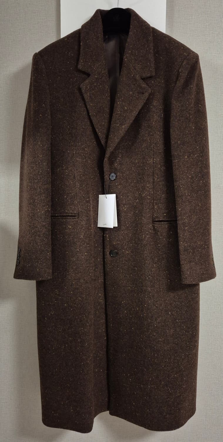 유스 / 25FW 레더 트림 체스터필드 코트 / L 상품이미지3