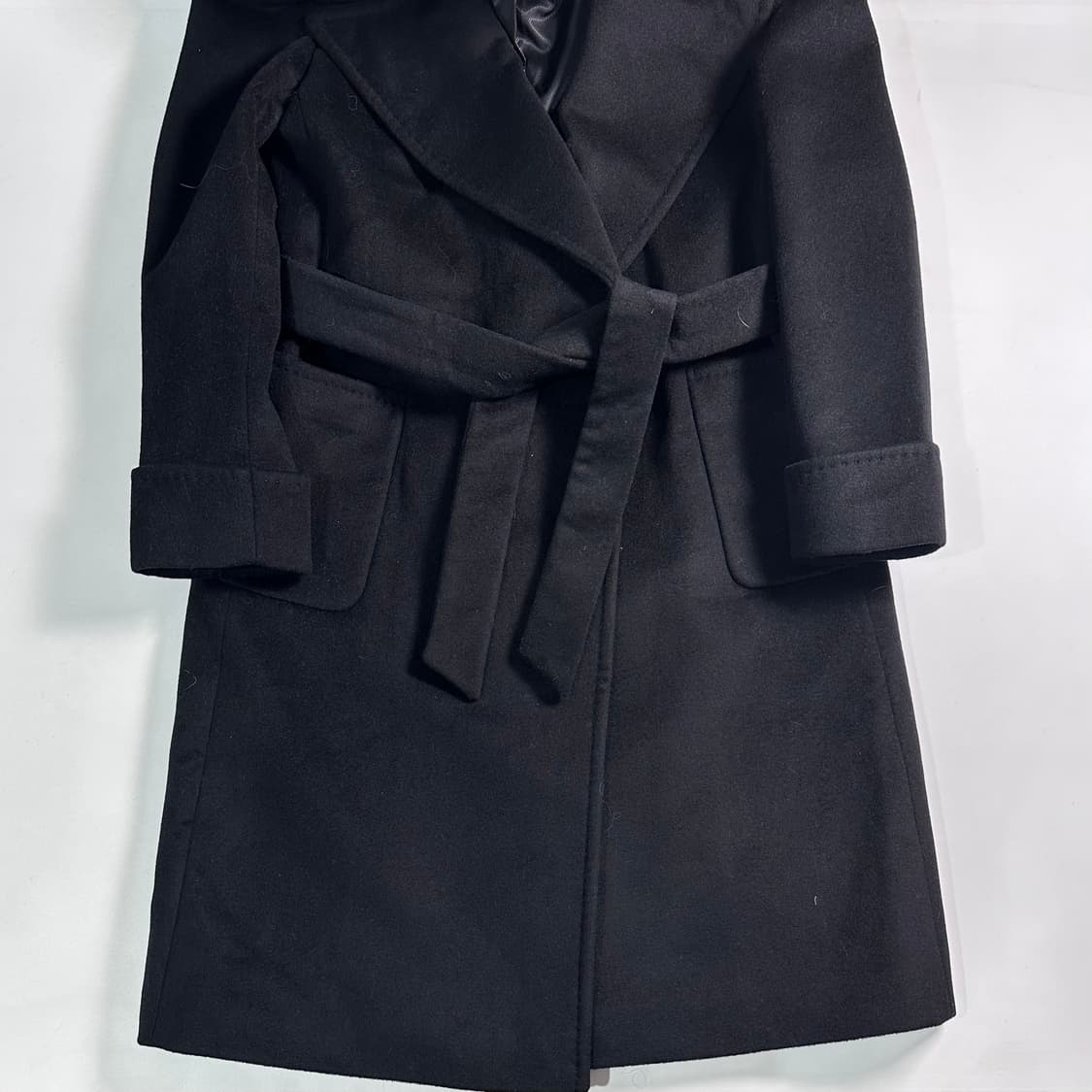 로렌 랄프로렌 블랙 울 코트  상품이미지5