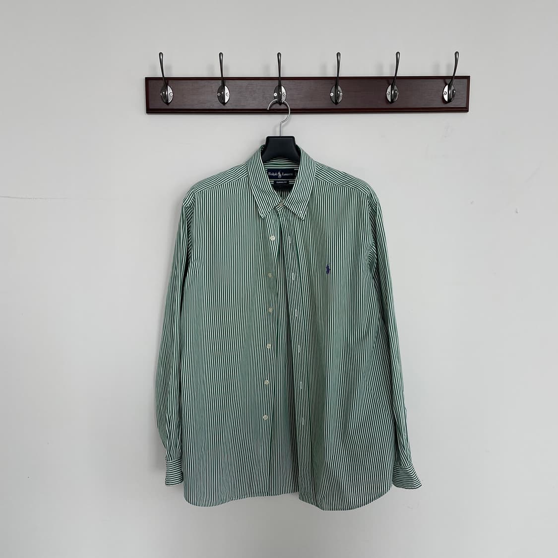 폴로 랄프로렌 스트라이프 그린 셔츠 상품이미지2