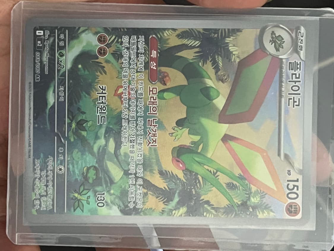 (8장 포켓몬 카드 싸리용 AR 및 ex카드들 일괄 상품이미지7