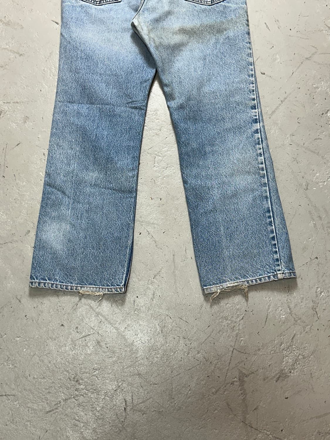 80's USA Made 리바이스 517 부츠컷 플레어진 체인스티치 상품이미지8