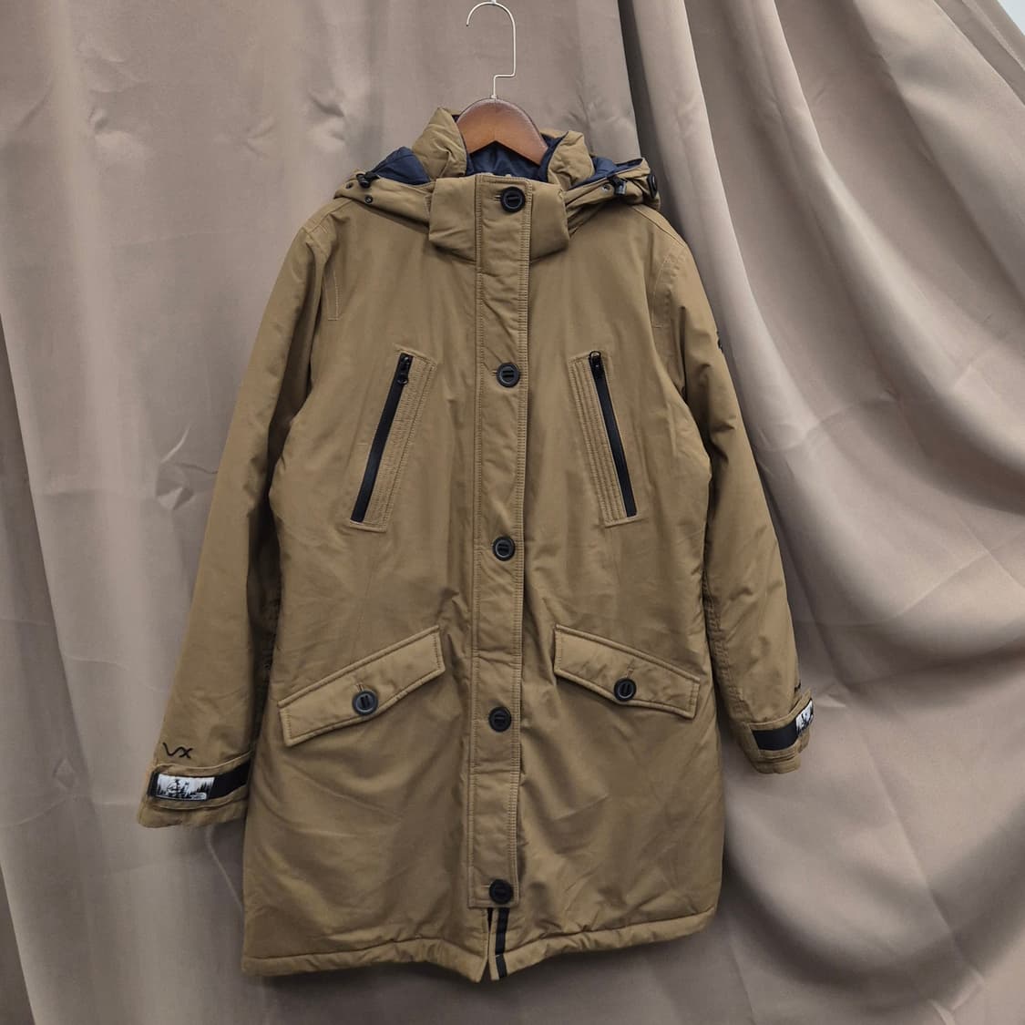 노스페이스 후드롱 패딩 점퍼 95/L 상품이미지1