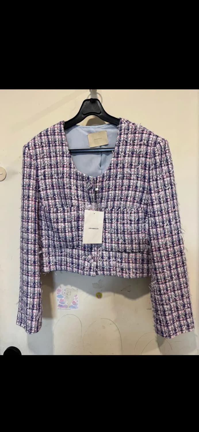 새상품 Labambaroom 라밤바룸 커브 트위드 자켓 상품이미지3