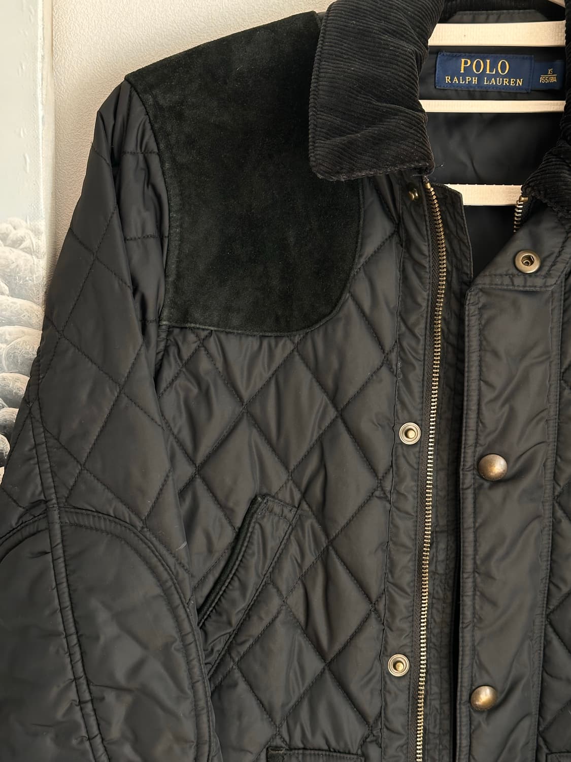 폴로 블랙 퀼팅자켓 상품이미지2