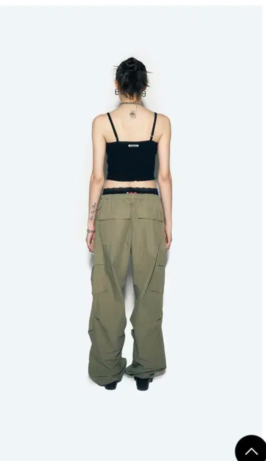 새상품) 에즈이프캘리 카고 팬츠 카키 상품이미지2