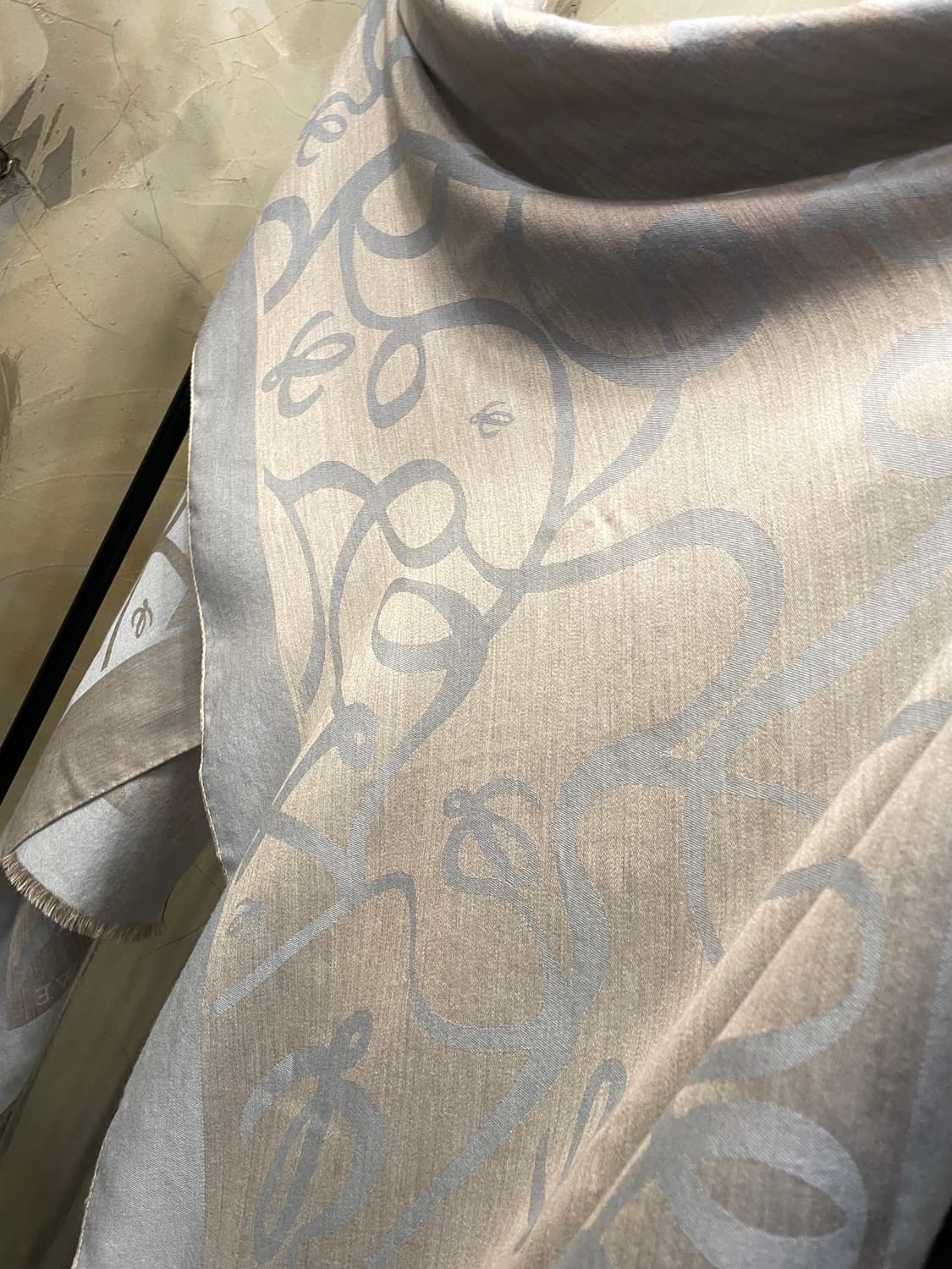 로에베 실크 캐시미어  숄, 스카프 75cmX205 상품이미지9