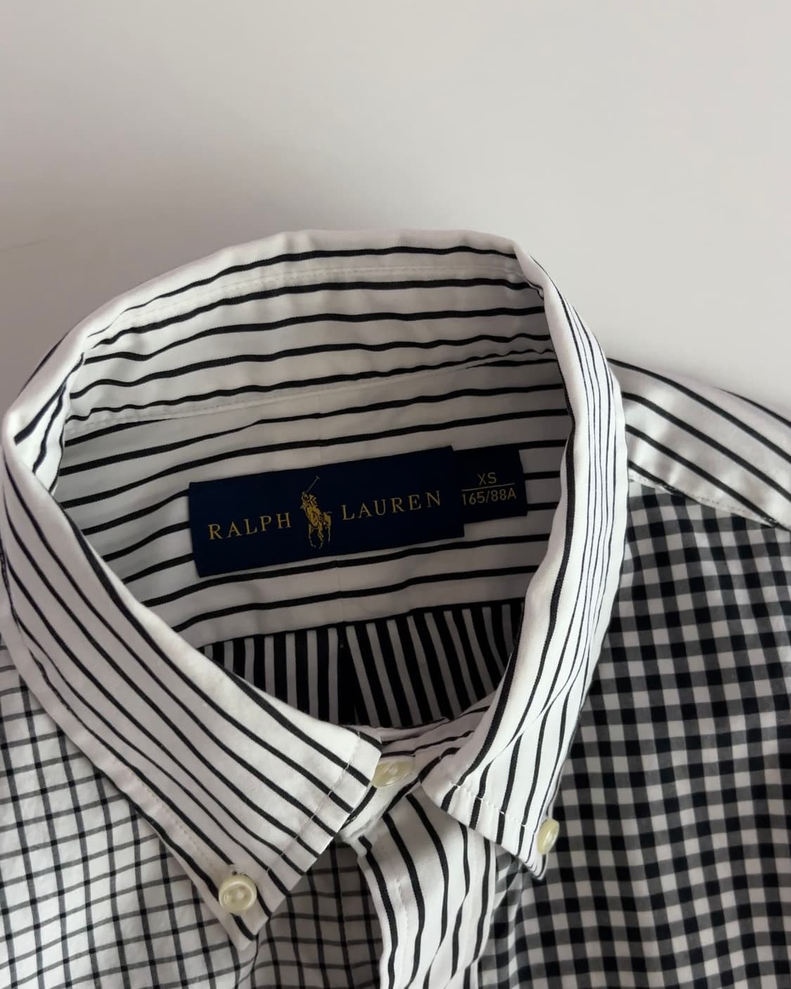 폴로 랄프로렌 믹스패턴 셔츠 XS 상품이미지3