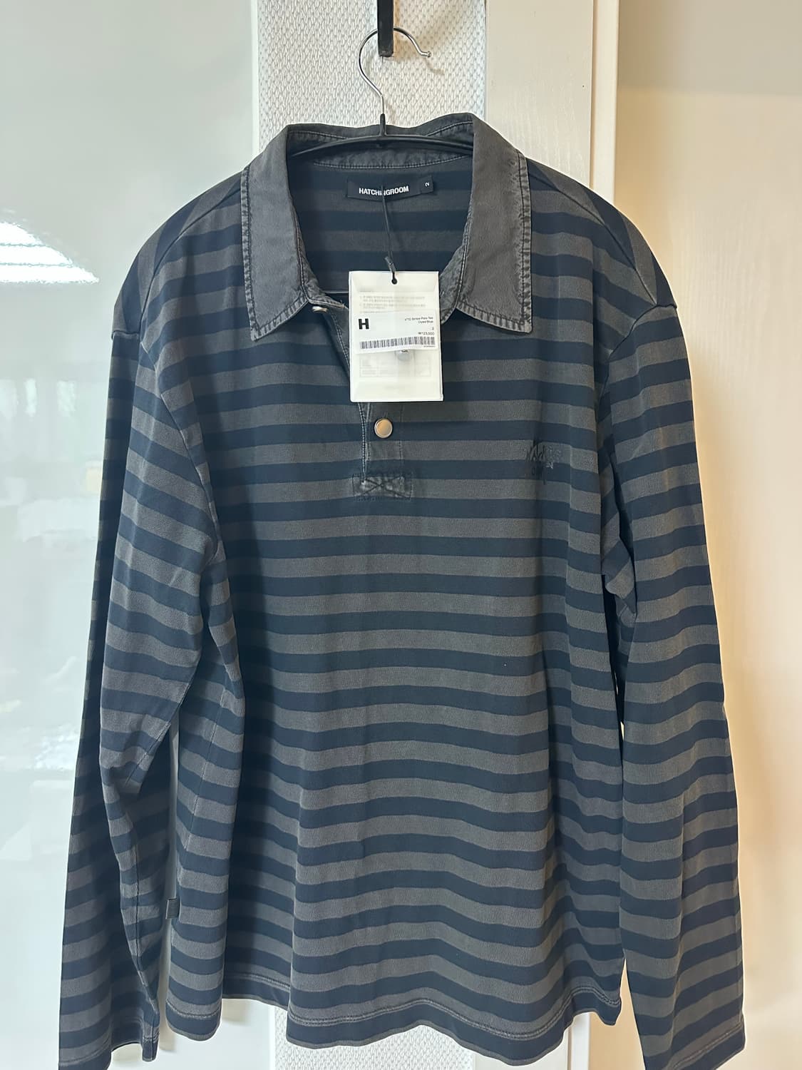 (네고가능)해칭룸 스트라이프 폴로 티 Stripe Polo Tee 상품이미지2