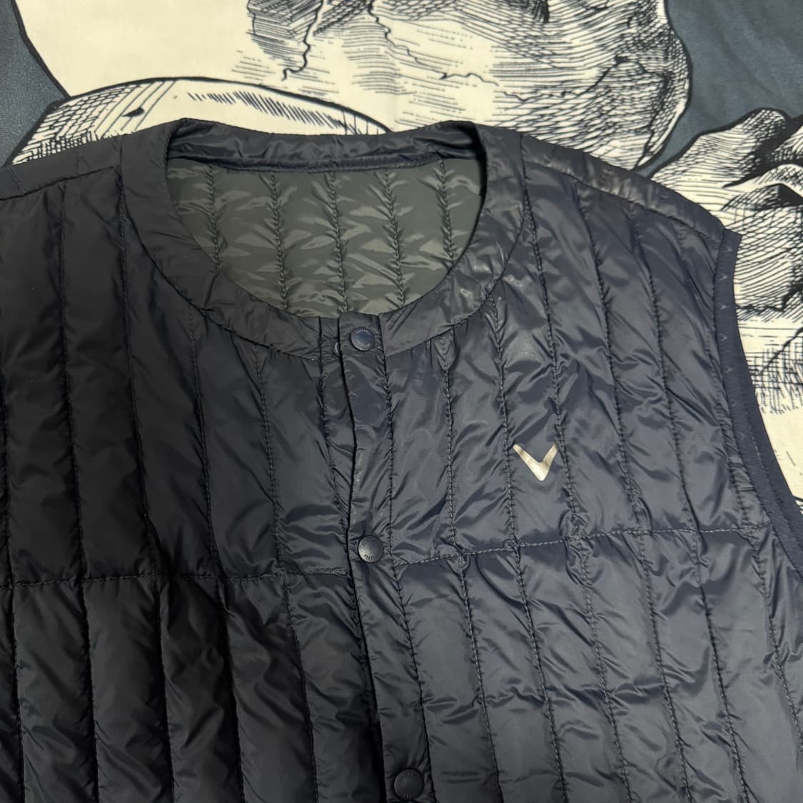 캘러웨이 구스다운 조끼 110사이즈  상품이미지2