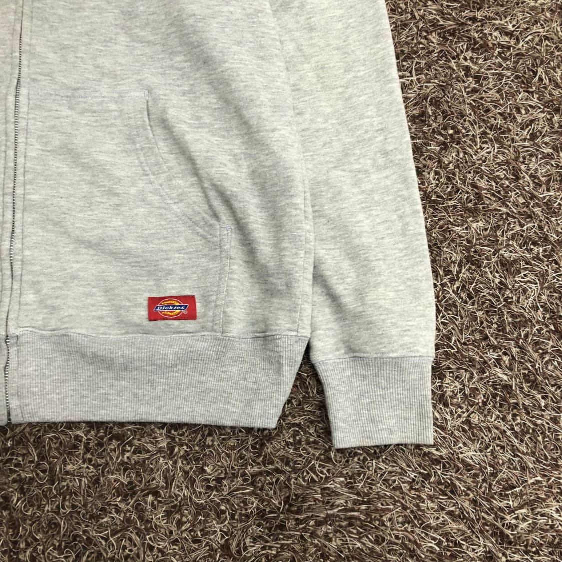 디키즈 로고 그레이 후드집업 상품이미지4