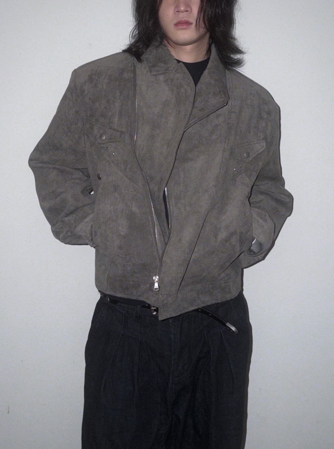 비엑세스 스웨이드 자켓 상품이미지2