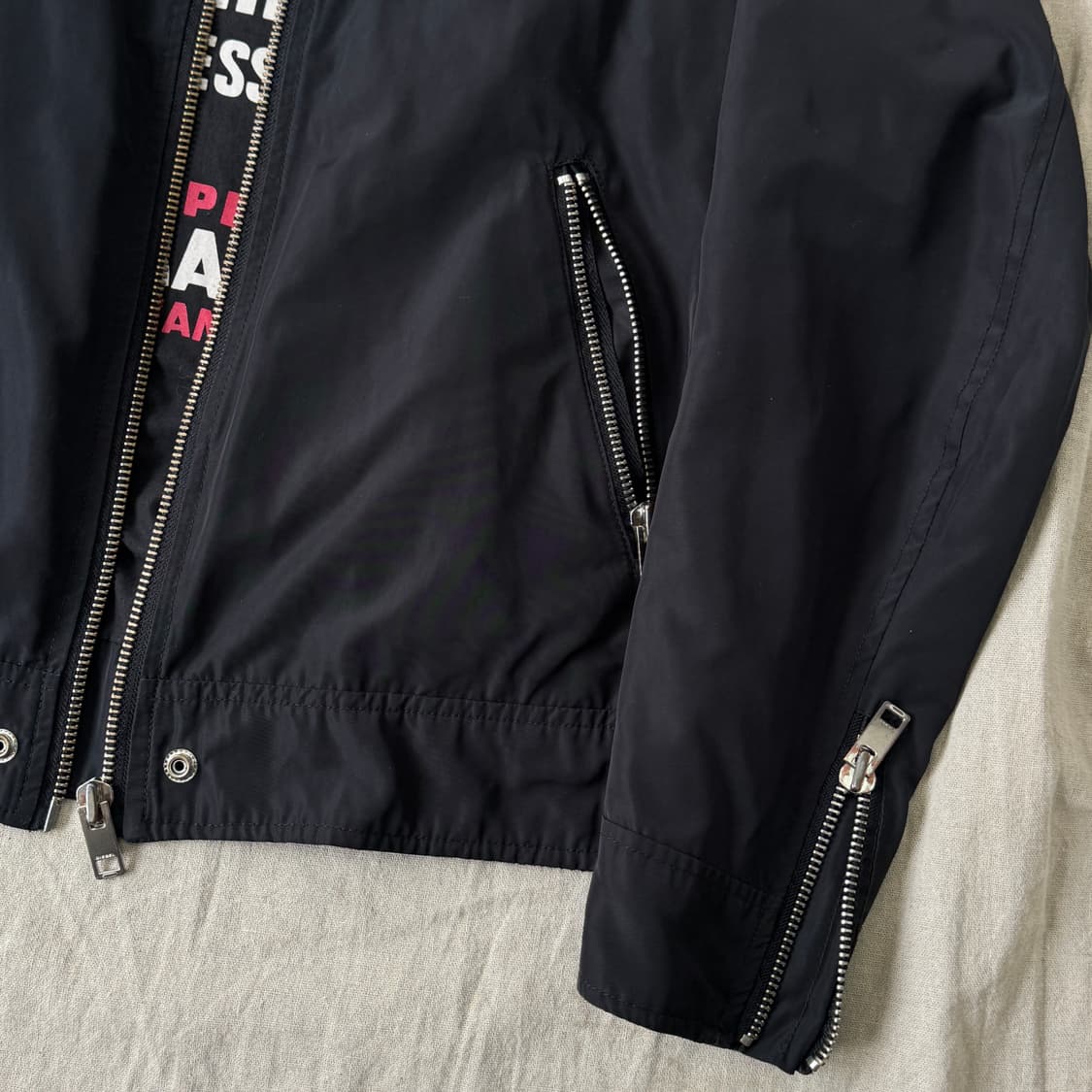 디젤 나일론 바이커 자켓 XXL 상품이미지3