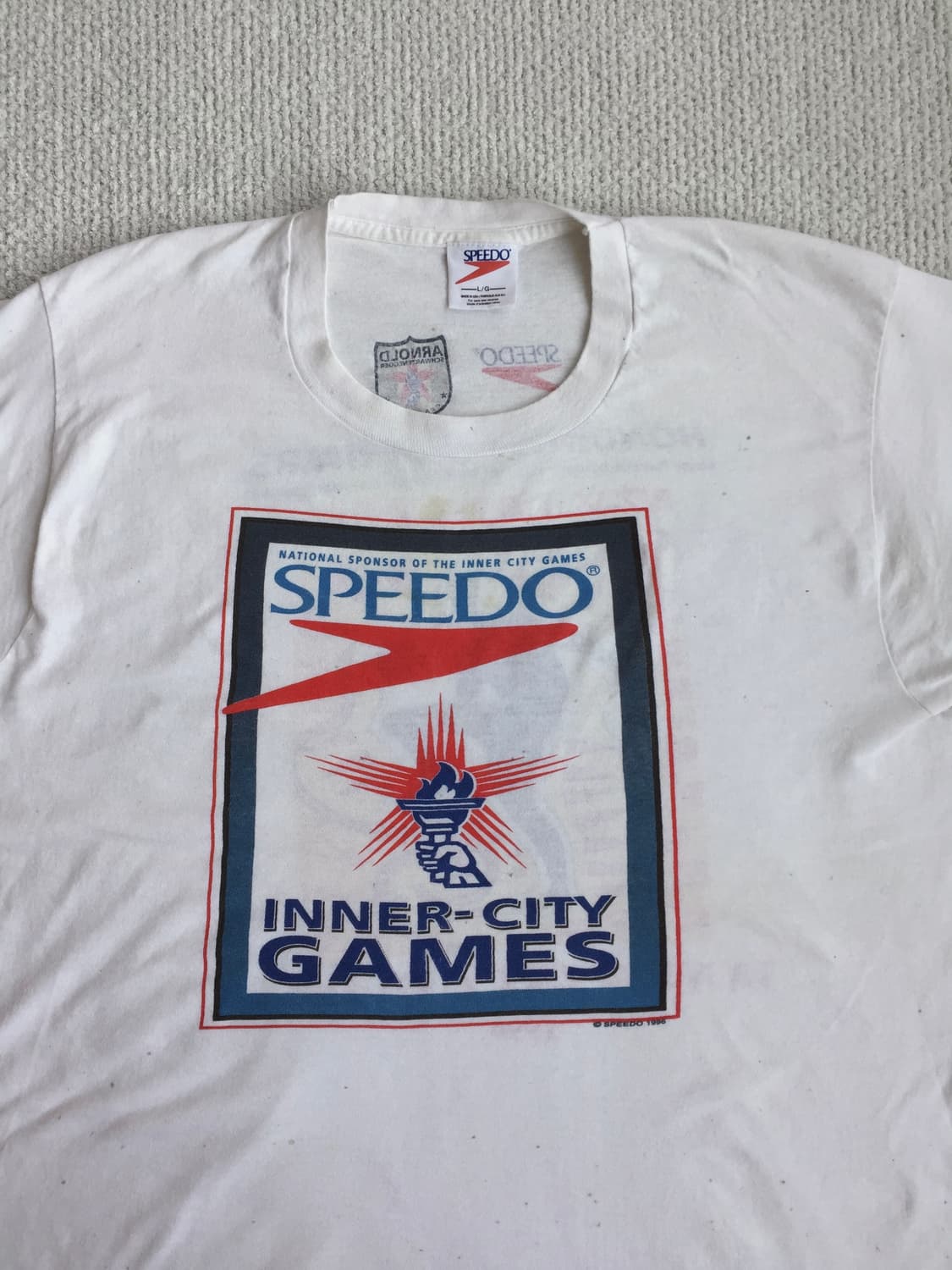 90‘s speedo 빈티지 굿즈 티셔츠 상품이미지5