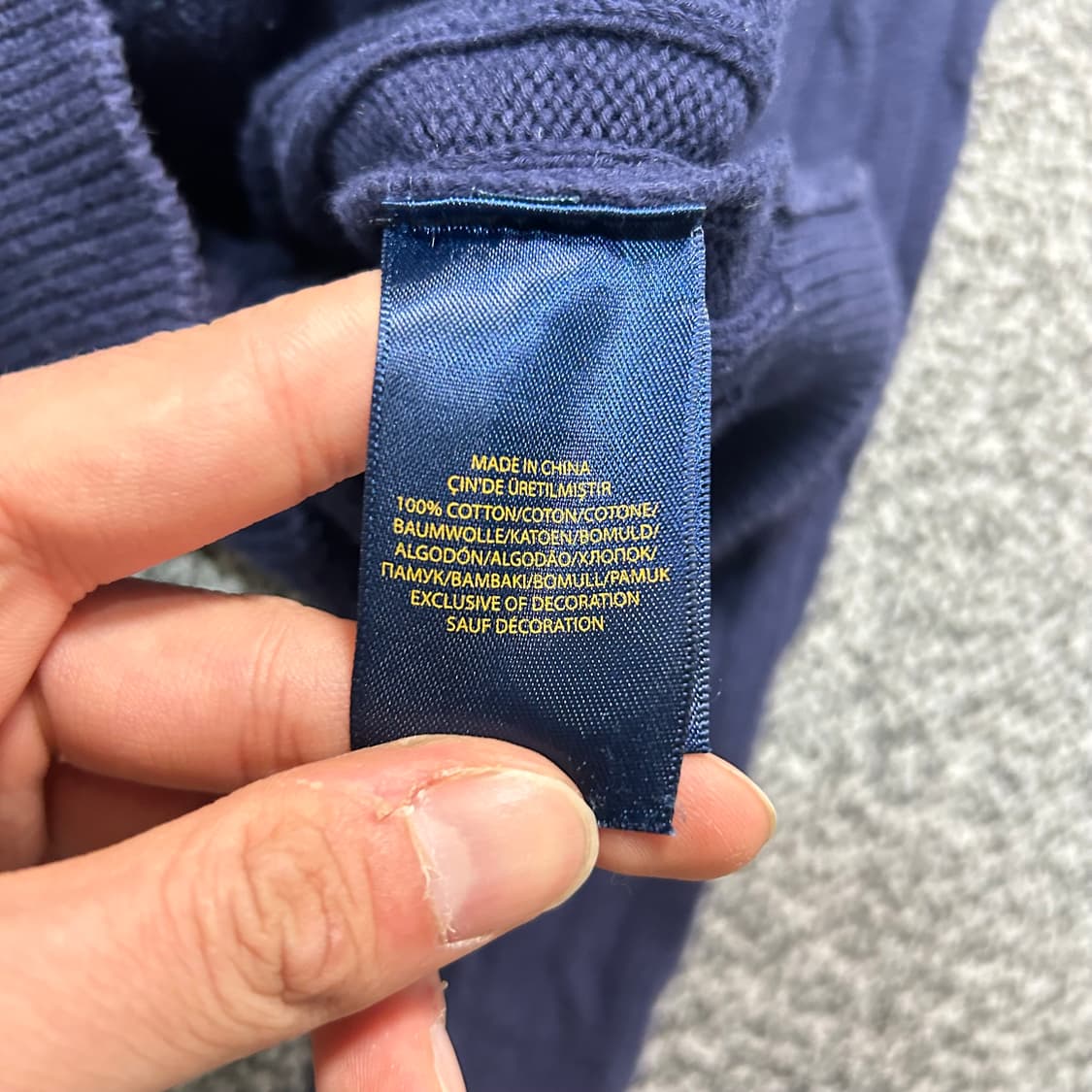 폴로 랄프로렌 여성 네이비 가디건 상품이미지7