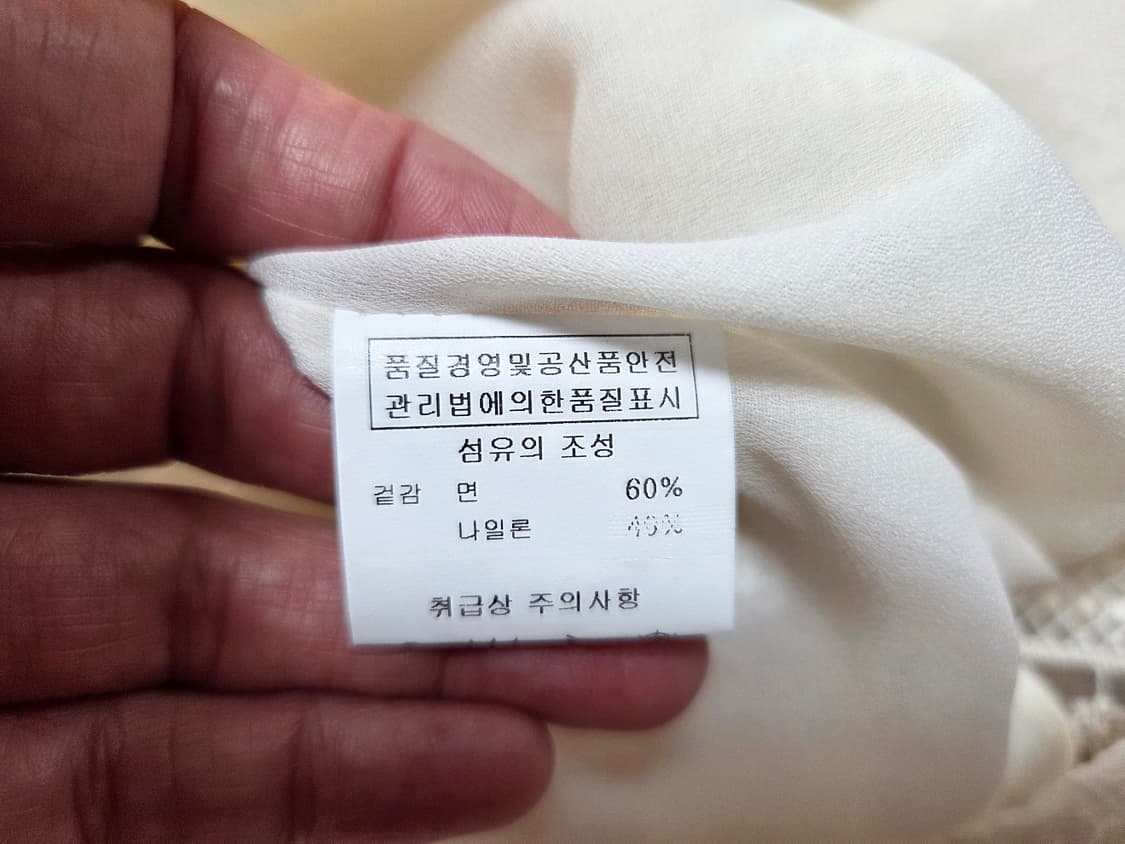 바이림(BY LIM) 레이스블라우스 55-66 새상품 상품이미지8