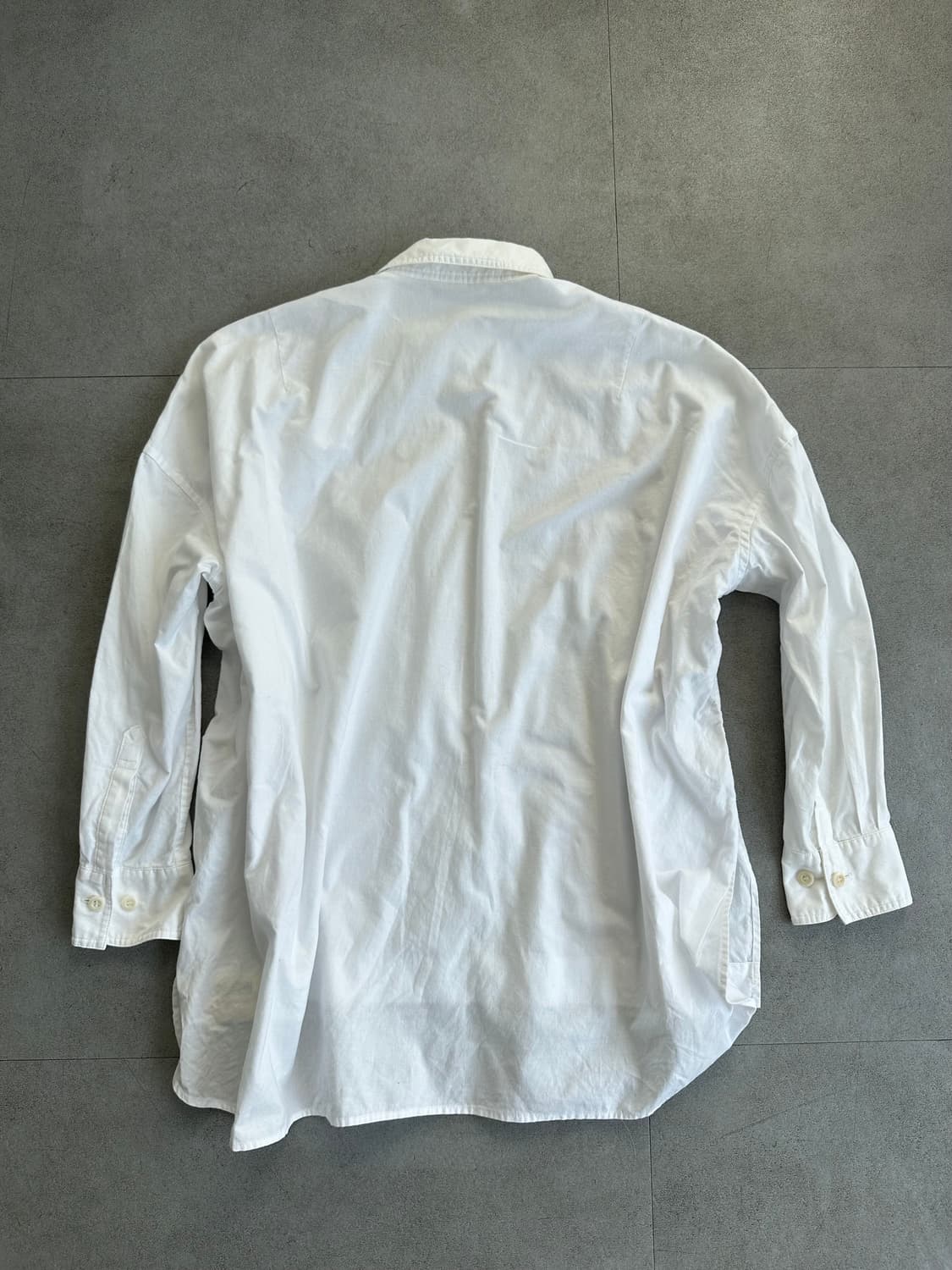 Yohji Yamamoto 비대칭 버튼 셔츠 상품이미지5