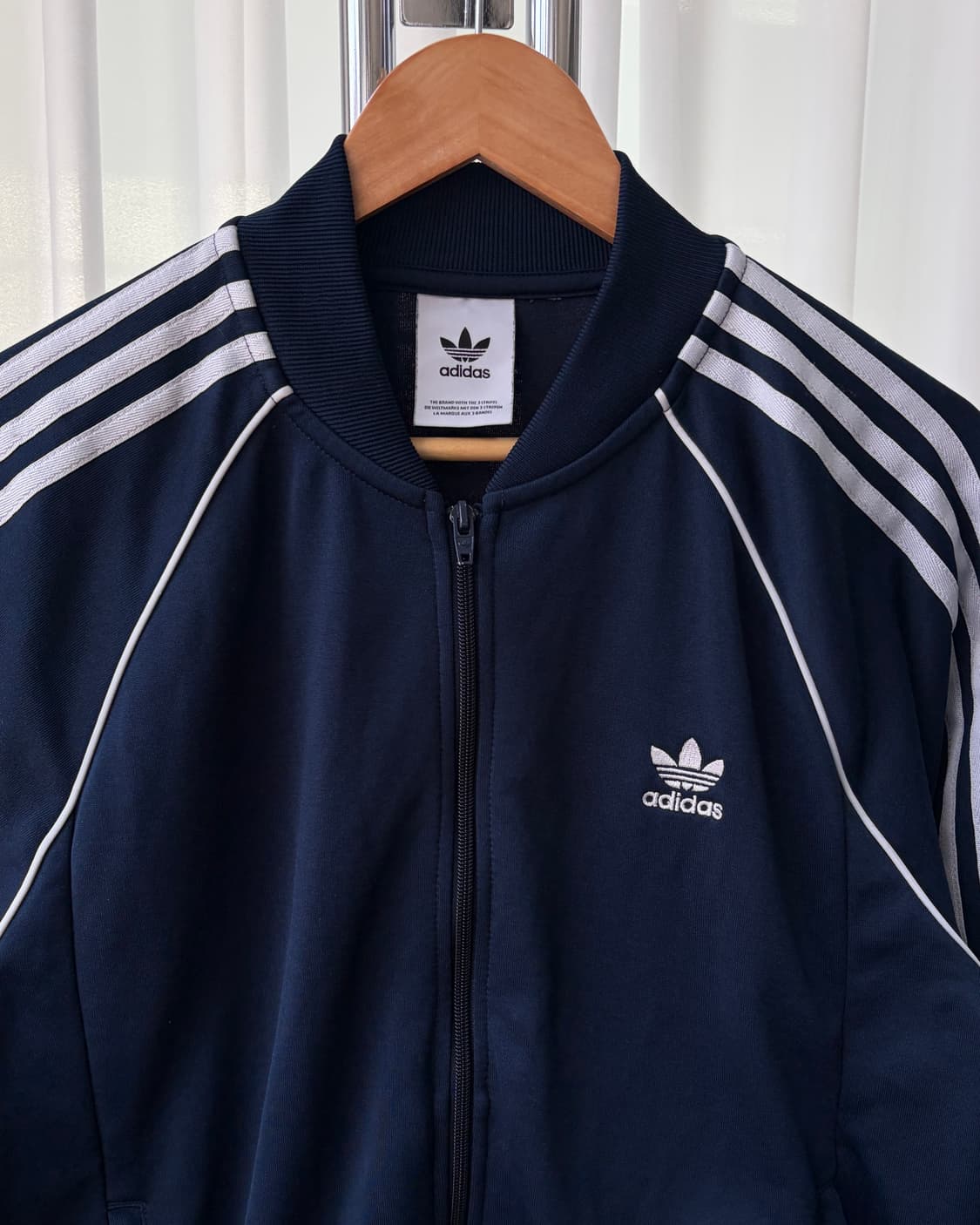 [XL]아디다스 트레포일 SST 네이비 트랙탑 져지 상품이미지5