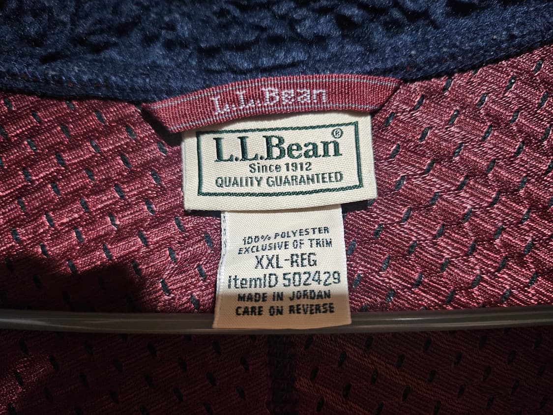 엘엘빈 L.L.BEAN 플리스 네이비 베스트 조끼 xxl 2xl 110 상품이미지4